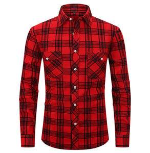 Nouvelle Chemise de Smoking Homme Printemps 2026 Qualité Premium Manches Longues Coupe Oversize Style Business USA Couleurs Unies et Motif à Carreaux - Product Image 1