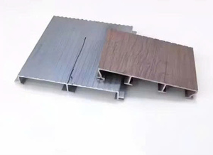 Plancher en alliage d'aluminium à texture bois série 6000 résistant aux UV avec service de découpe en forme d'angle pour outils de transport - Product Image 2