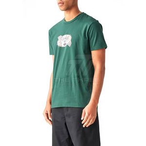 T-shirts en coton 100% pour hommes, impression sérigraphique, décontractés, respirants, séchage rapide, pour l'été - Product Image 2