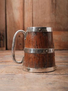 Metal & Wood Combination Beer Mug – Customizable Handcrafted <b>Drinkware</b> for Bulk Supply Bars, Restaurants & Retailers - Product Image 4