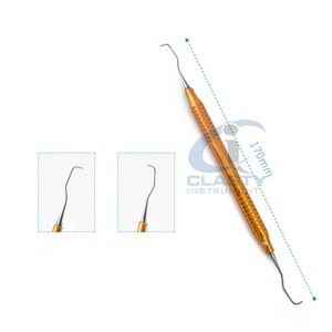 Ensemble d'instruments chirurgicaux dentaires, plusieurs couleurs, poignée moletée, outils manuels de classe I, équipements dentaires - Product Image 3