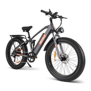 VTT tout suspendu Fatbike 750w Pneu gras Vélo électrique hybride Ebike 26 pouces Vélo électrique tout-terrain adulte - Product Image 4