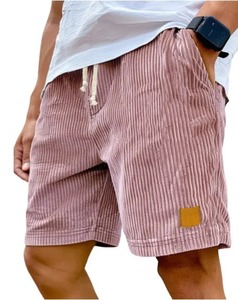 Shorts décontractés pour hommes, conception personnalisée OEM, polyester/nylon/spandex, cordon de serrage, mi-longueur, tricoté, respirant, séchage rapide, écologique - Product Image 5