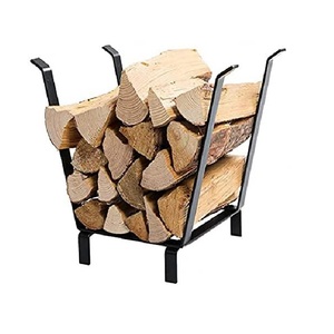 Meilleures tendances en accessoires pour la maison : Porte-bûches en métal pour extérieur et jardin, support de rangement pour bois de chauffage en fer forgé - Product Image 6
