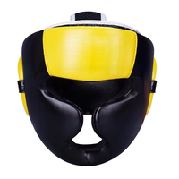 Protector de Cabeza de Boxeo Ajustable Personalizado de PU, Equipo Deportivo Protector, Exportador y Proveedor OEM ODM, Protector de Cabeza Premium para Entrenamiento