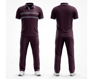 High Performance <b>Cricket</b> Uniform Set with Sublimation Design | Men Women Youth <b>Cricket</b> Wears Polo Shirt and Trouser Full Team - Product Image 4