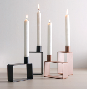 Industrial Style Iron <b>Candle</b> <b>Holder</b> Unique Decorative Accent For Modern Living Spaces And Event Decor - Product Image 1
