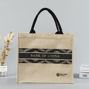 Strong Handle Jute Shopping Bag for Heavy <b>Weight</b> Grocery Carrying - Product Image 6