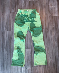 Survêtement polaire homme grande taille hiver, imprimé uni, avec broderie et patchs effet usé, comprenant un sweat à capuche zippé et un pantalon évasé - Product Image 6