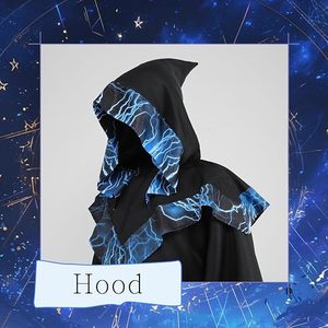 Cape de pirate personnalisée 100% polyester, impression numérique TV & cinéma, longue, à capuche, costume de cosplay, Halloween, fabricant OEM, homme adulte - Product Image 5