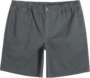 Shorts Cargo Décontractés pour Hommes en Toile Longueur Genou, Taille Mi-Haute Élastique, Respirants, 100% Polyester, Couleur Unie, Service OEM, Séchage Rapide - Product Image 6