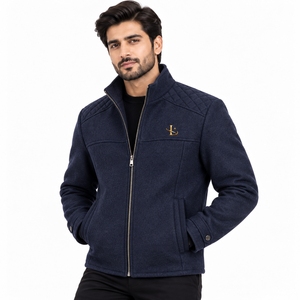Diseño para uso casual, viajes, actividades al aire libre, ropa de abrigo cálida y cómoda para invierno, chaqueta clásica de lana para hombre, tela de lana de alta calidad. - Product Image 5