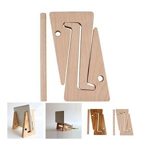 Meilleure Vente 2026 : Support d'Ordinateur Portable en Bois Écologique, Trépied de Table Réglable en Hauteur pour le Bureau à Domicile et l'Apprentissage en Ligne - Product Image 4
