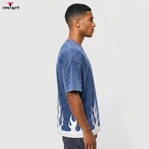 2026 High Quality Acid Wash T <b>Shirt</b> for Men Fitness & Casual Wear Comfortable T-<b>shirt</b> for men - Product Image 3