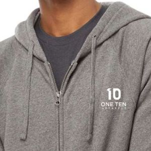 High Quality Unisex Special Blend <b>Zip</b> <b>Hooded</b> Sweatshirt Soft Warm Fleece Hoodie with Ribbed Cuffs and Kangaroo Pocket - Product Image 3