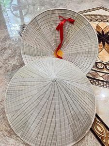 Hand Drawn Vietnam conical hat Palm <b>leaf</b> hat Non La Vietnam Vietnamese hat - Product Image 5