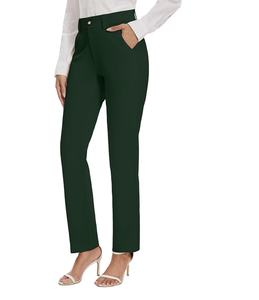 Pantalons de costume droits pour femmes, extensibles, pour le travail, décontractés, avec poches, fabriqués au Bangladesh, directement de l'usine, neufs - Product Image 1