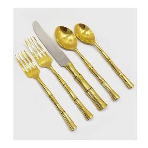 Ensemble de couverts en acier inoxydable de style traditionnel, finition multicolore, polissage miroir, vaisselle de table, ustensiles de cuisine - Product Image 5