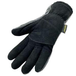 Gant de conduite en cuir de daim noir - Product Image 2