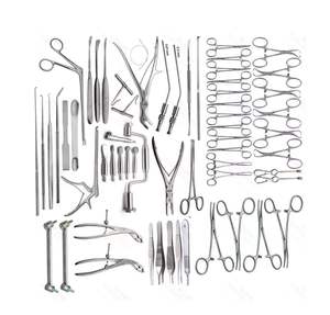 Ensemble d'instruments de chirurgie neurologique de 133 pièces en acier inoxydable allemand - Product Image 1
