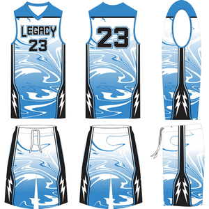Conjunto de Uniforme de Baloncesto al por Mayor, Camiseta y Pantalones Cortos de Malla, Impresión de Logotipo Personalizado, Ropa Deportiva Transpirable, Uniformes Personalizados - Product Image 5