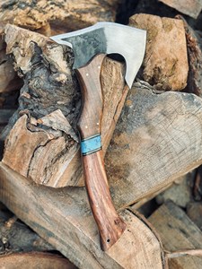 Hacha Tomahawk Forjada a Mano: Hacha para Campismo y Supervivencia - Product Image 4