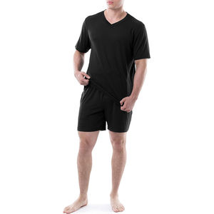 2026 Summer Beach Suits Men's Casual 2 Piece Set Short Sleeve Shirt + Shorts Loose Printed <b>Elastic</b> Waist Short Pants Suits - Product Image 1