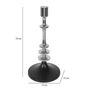 Ensemble de 3 bougeoirs polis, dernier design, pour la décoration de la maison et des mariages, taille personnalisable, écologiques et durables. - Product Image 6