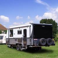 Remolque de Comida 4x4 de 22 pies para Aventuras, con Energía Integrada y Espacio de Preparación, Garantía, Origen EE. UU., Envío Gratis