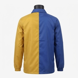 Veste de coach homme 2026 imperméable en polyester coupe-vent avec logo personnalisé sur le devant, design ample unisexe, col à capuche uni - Product Image 2