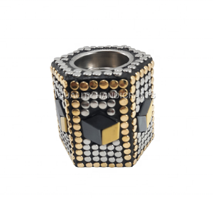 Gran oferta, quemador árabe Bakhoor Oud, todo en uno, incrustaciones de Metal de latón de madera, fabricante indio, difusor de aromaterapia, soporte de incienso - Product Image 3