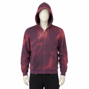 Sudadera con Capucha Premium con Cierre Completo y Lavado Ácido, Sudadera con Capucha Personalizada con Logotipo, Estilo Urbano - Product Image 1