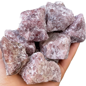 Piedra de Cuarzo Fresa, Gema Natural sin Pulir, Cristal de Sanación Reiki para Feng Shui, Tallado a Mano, Tamaño Personalizado - Product Image 4