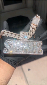 จี้สร้อยคอฮิปฮอปทรงกลมเจียระไนแบบบริลเลียนท์ ประดับเพชรโมอิสซาไนต์เต็มชิ้น ดีไซน์เฉพาะตัว ทันสมัย ทำจากเงินแท้ 925 - Product Image 3