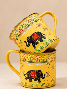 Taza Moscow Mule de Cobre con Recubrimiento en Polvo Azul Claro Premium, Regalo de Lujo con Diseño de Herencia India, Jarra de Cerveza de Metal Sólido Resistente - Product Image 5