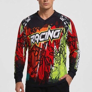 Ropa de Ciclismo de Manga Larga al por Mayor, Jersey Personalizado para Descenso de Montaña, Jersey de Ciclismo para Hombre, Motocross - Product Image 5