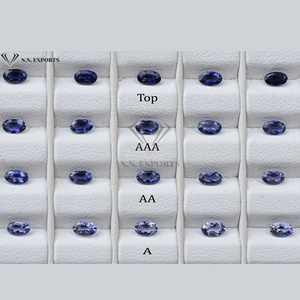 3x5mm Iolite Naturelle Oval Cut Faceted Loose Gemstone Prix abordable Handmade Gemstones Fine Jewelry from Custom Manufacturer - Product Image 1