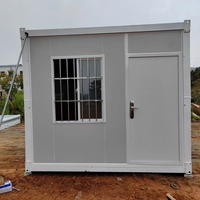 Maison pliante préfabriquée facile à installer de 20 pieds avec 2 chambres, type Z, type X, dortoir, petit appartement, maison conteneur pliable