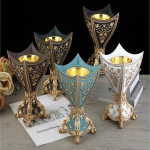Brûleur d'encens rustique artisanal en coquillage, support hexagonal aromatique, motif floral rose et noir, ensemble diffuseur décoratif toutes saisons - Product Image 5