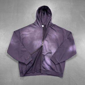 Hoodies vintage délavés en coton écologique respirant pour l'hiver, parfaits pour le jogging en extérieur et le style décontracté urbain, grandes tailles - Product Image 4