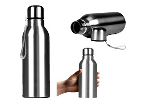 Bouteille d'eau en acier inoxydable anti-fuite avec impression personnalisée pour la salle de sport, les voyages, le bureau - Product Image 5