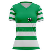 Kaos Softball V-Neck Desain Kustom Moq Rendah Ramah Lingkungan Grosir Kaos Softball V-Neck
