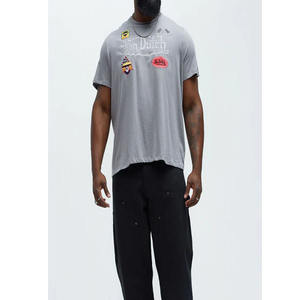 Mens <b>Tshirt</b> High QualityTshirt Men Customizable Heat Transfer Logos Casual <b>Tshirts</b> For Men - Product Image 5