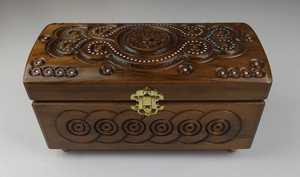 Affordable Premium Wooden Jewelry Storage <b>Box</b> for Rings, <b>Earrings</b>, Necklaces, Bracelets and Special Keepsakes By AALIYAN IMPEX - Product Image 2