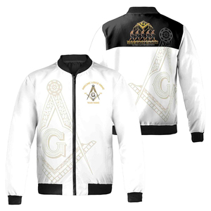 Chaqueta Bomber Personalizada Mason Prince Hall F&A.M, Tallas S-5XL, Chaqueta de Manga Larga Hecha a Medida de Alta Calidad, Modelo 2026 - Product Image 2