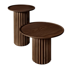 Traditional Style Round Wooden <b>Coffee</b> <b>Table</b> With Scroll <b>Legs</b> <b>For</b> Living Room Decor Furniture Unique Side <b>Table</b> - Product Image 6