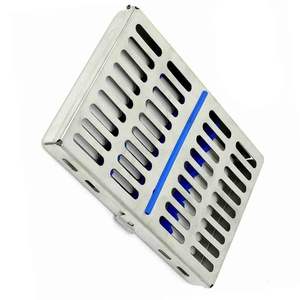 Caja de Esterilización Dental con Capacidad para 20 Instrumentos, Organizador de Herramientas Quirúrgicas de Acero Inoxidable con Soportes de Silicona - Product Image 3