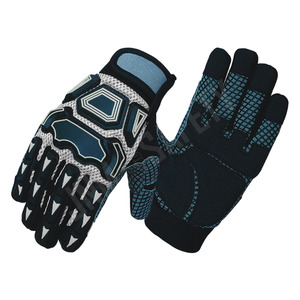 Gants de travail mécaniciens haute performance, anti-vibrations, imperméables, résistants aux chocs et aux coupures, en cuir synthétique - Product Image 6