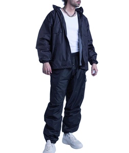 OEM Custom Unisex Casual 2025 Two-Piece Sweatsuit Set Nylon Windbreaker <b>Jacket</b> with Zipper Tracksuit-<b>Mens</b> and Womens - Product Image 6