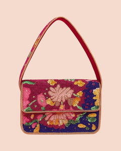 Sacs à bandoulière légers perlés pour l'été et sacs à main Staud d'Inde brodés, sac à main personnalisé avec design en perles de rocaille - Product Image 6